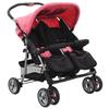VidaXL Double Stroller Baby Child Car Stroller Seat Stroller Against UV from 6 To 36 Months Maximum of 15 Kg 10155