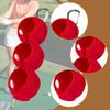 Golf Ball Holder Carrier Lightweight with Hook Holds 3 Balls Sleeve Bag for Training Recreation
