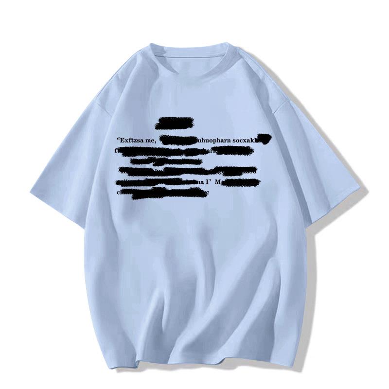 Women's Plus Size Pure Cotton White Short Sleeve T-Shirt - Summer 2025 American Style Loose Fit