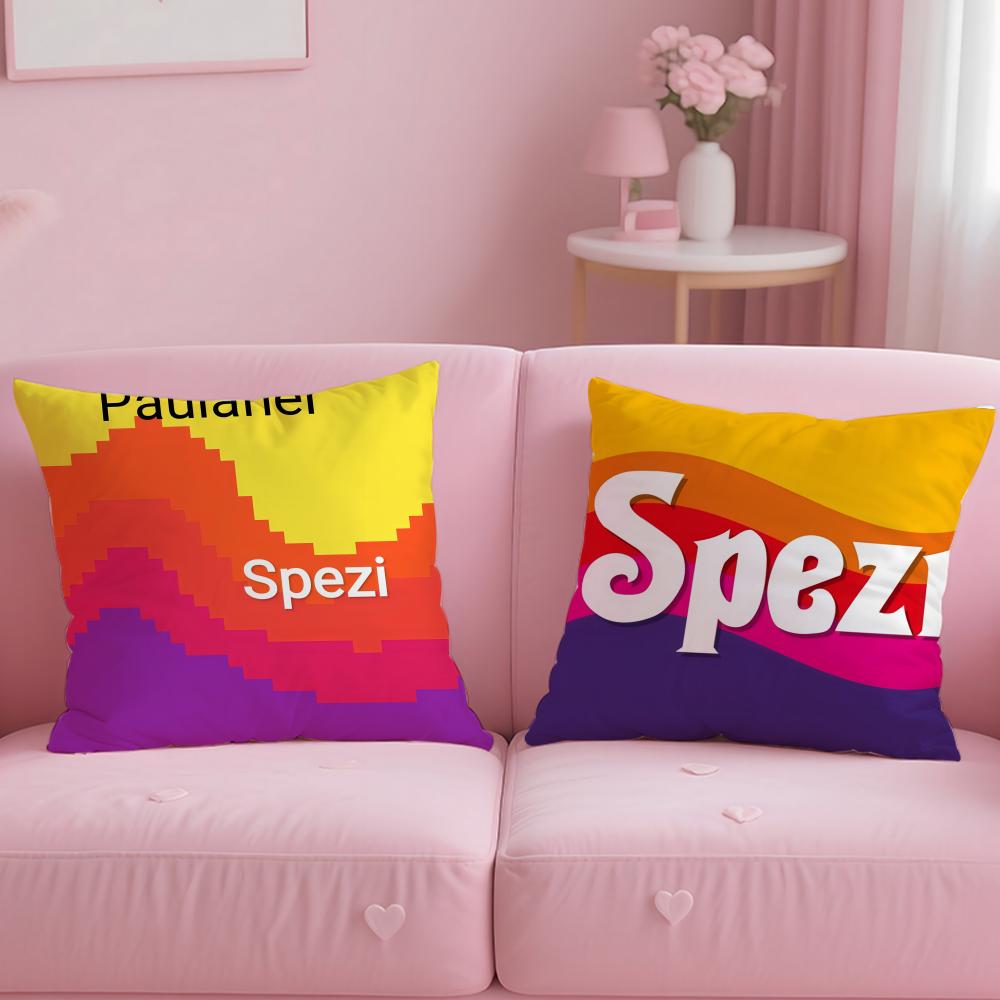 classic beverage brand Paulaner Spezi Cushion Cover Soft  EasyWash Pillow Case  Versatile for Couch Bed Travel and Office