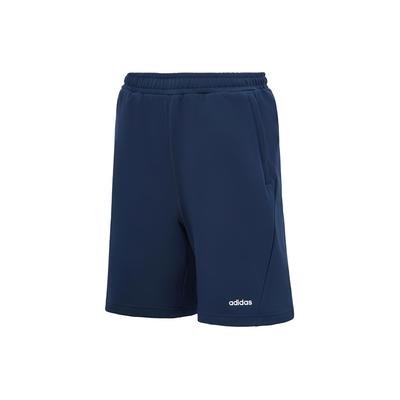 Solid Color Elastic Mid-Waist Sports Shorts Men Shorts Navy-Blue JD0348