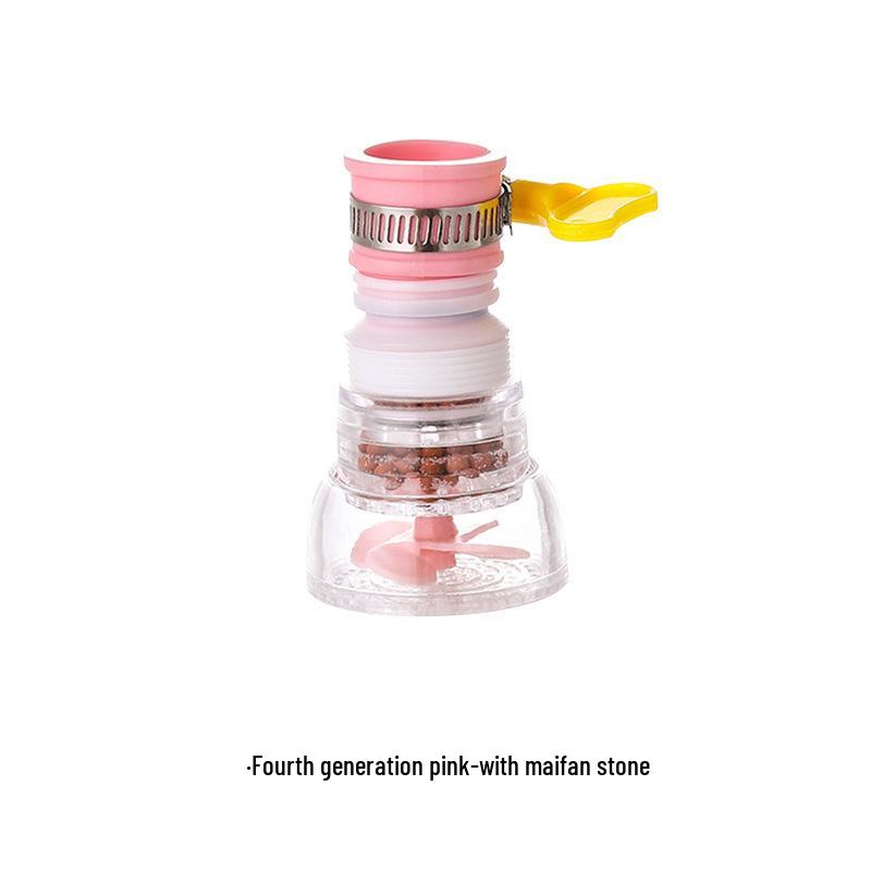 Retractable Kitchen Faucet Filter with Water-Saving Purification & Medical Stone Splash Head