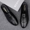 Herrenschuhe Casual Marke Herren Pantoletten Penny Loafer Echtes Leder Luxus Halbpantolette für Herren Atmungsaktive Bequeme Fahrschuhe Mann