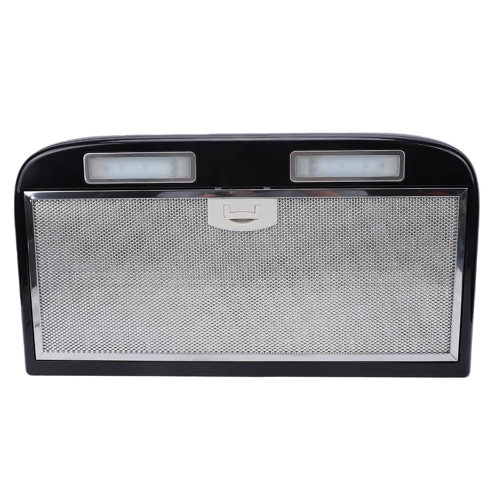 Campana extractora para autocaravana 3 velocidades ajustables 12V Campana extractora de cocina con pantalla táctil Luz LED para autocaravanas Yates Pequeña