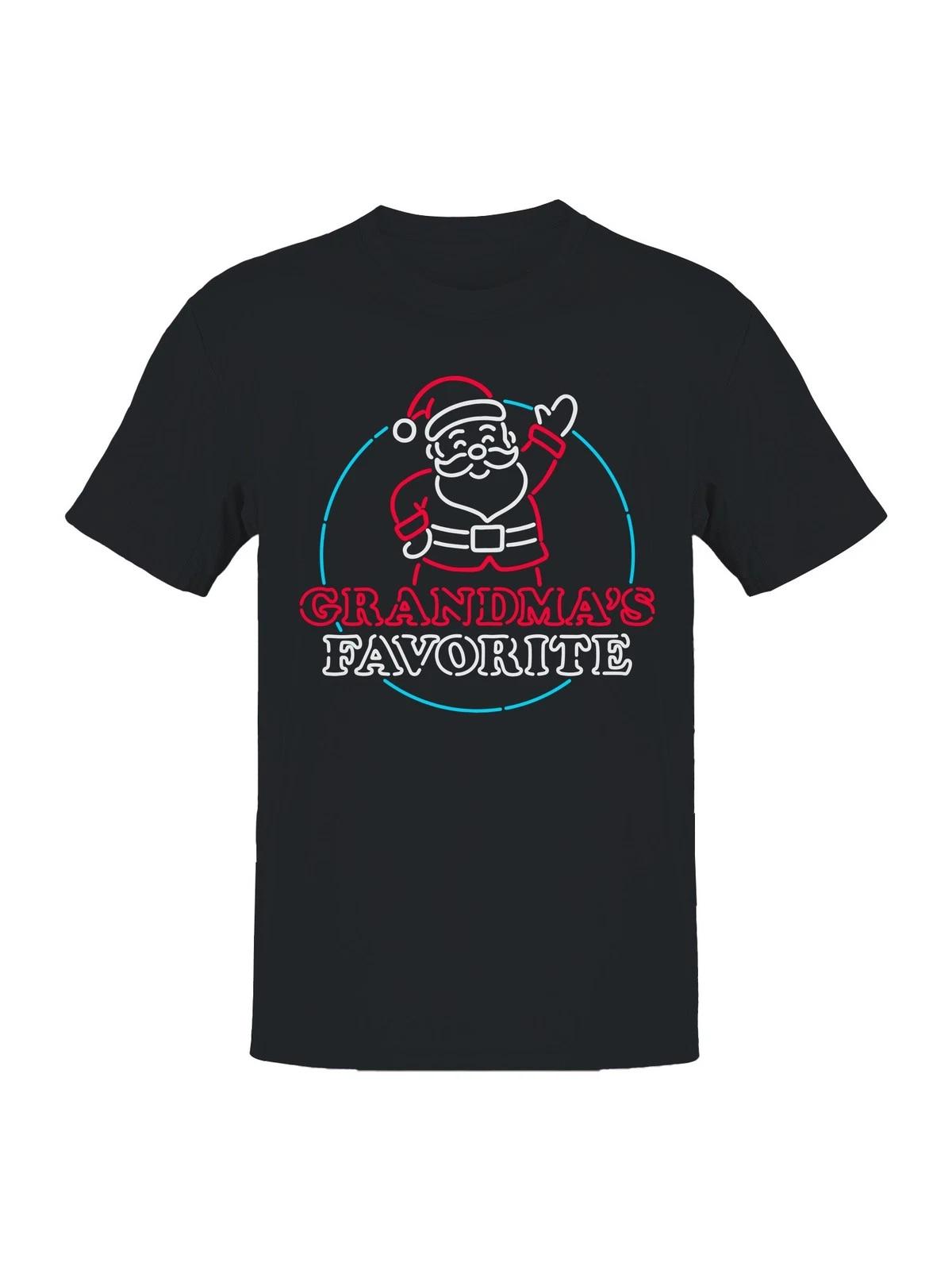 Santa Claus Grandma s Favorite Men s T-shirt S