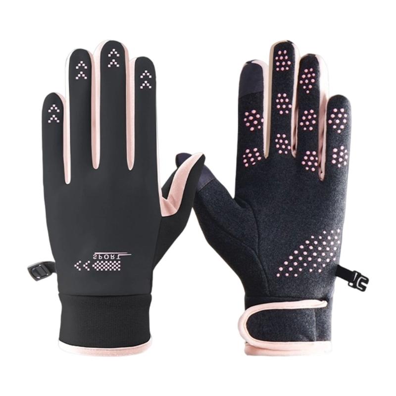 Winter Warm Touchable Screen Enabled Gloves For Men Women Waterproof Design NonSlip Palms Outdoor Sports