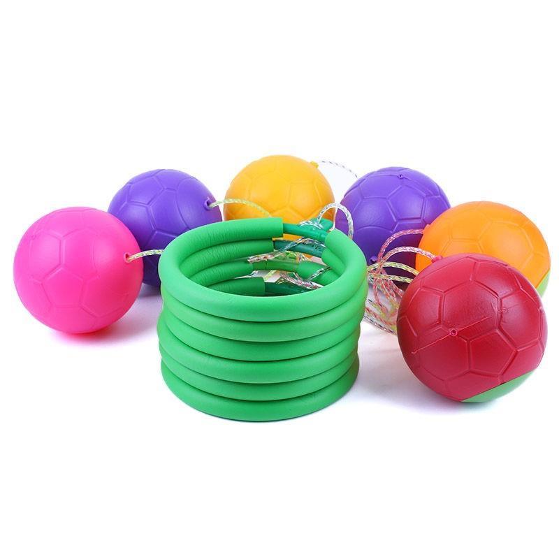 Kids' Bouncy Jumping Ball Set with Handle - Fitness Toy for Kindergarten & Primary School