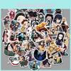 50-piece Unique Japanese Anime "demon Slayer" Graffiti Stickers For Personalizing Luggage Skateboards And Notebooks Durable Stickers