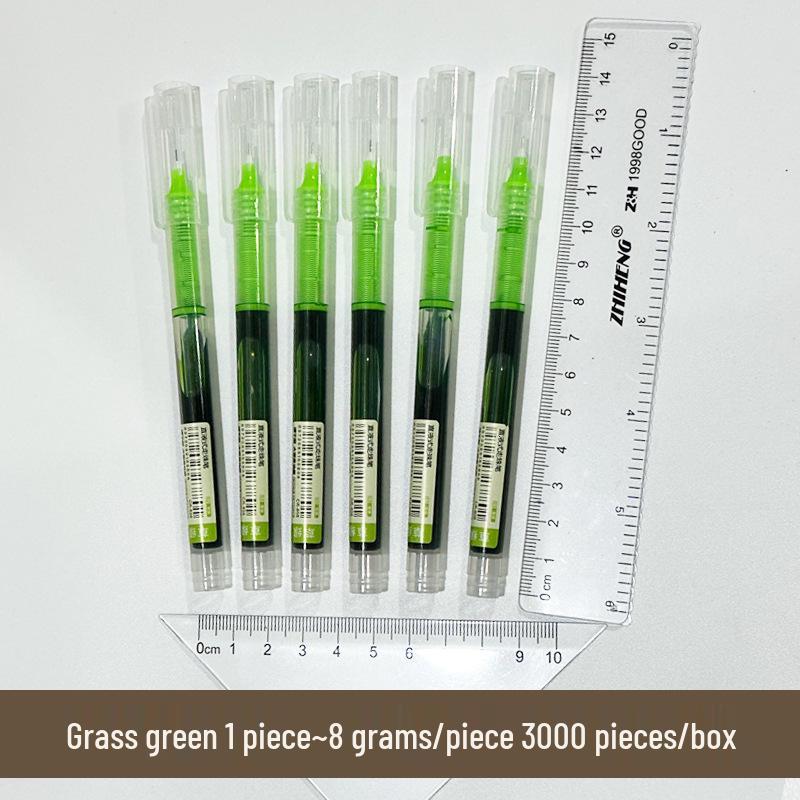 12-Color Quick-Drying Large Capacity Rollerball Pens, 0.5mm Ink, Cute Multi-Color Set