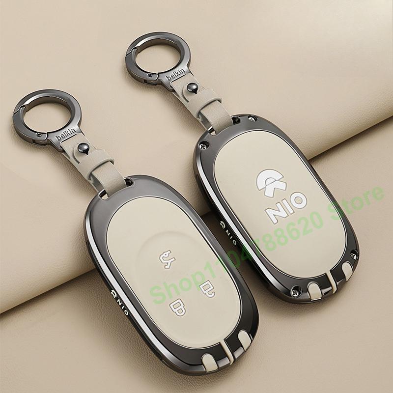 Car Remote Control Key Case Cover Protection Shell Keychain for NIO ET5T 2025 ES6 EC6 ET5 ET7 ES8 EC7 Interior Accessories