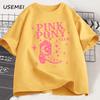 Pink Pony Club Chappell Roan Cowgirl Boots T-shirt Women Hip Hop Fashion Country Music T Shirt Lady Girl Fashion Tee Streetweawr
