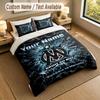 Juego de Ropa de Cama 1 Funda Nórdica 2 Fundas de Almohada Estampado Olympique Marseille FC Ropa de Cama Suave Decoración de Dormitorio