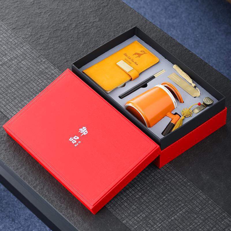 Ceramic MugUPlate Set Company Business Gift Practical Mid-Autumn Festival Gift for Clientslogo