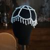 Fashionable Pearls Tasseld Headpiece for Women Suitable for Weddings Birthdays and Beach Vacation