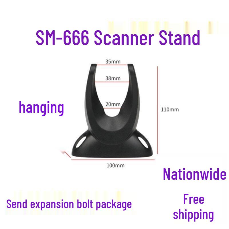 Universal Barcode Scanner Stand: Heavy-Duty Bracket for Cigarette and Alcohol Displays