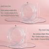 Transparent Plush Doll Storage Bag with Hanging Strap - Fits 10cm to 14cm Dolls