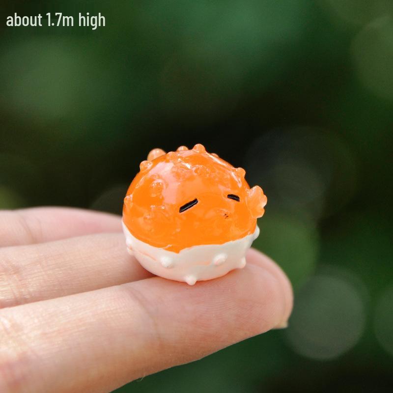Moss Micro-Landscape: Luminous Marine Animal Figurines for Fish Tank Decoration