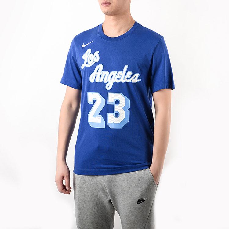 Nike Koszulka do koszykówki Lakers LeBron James #23 Edycja Klasyczna Męska Top Jasnoszary CT9915-495