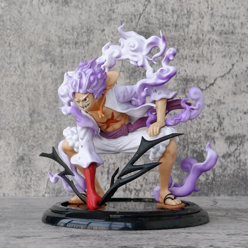 Anime One Piece Luffy Figure Sun God Nika Gear 5 Luffy Figurine PVC Action Figures Collectible Model Toys For Children Gifts