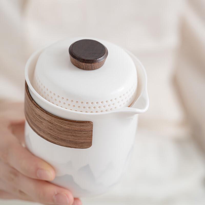 Haofeng Portable Ceramic Travel Tea Set