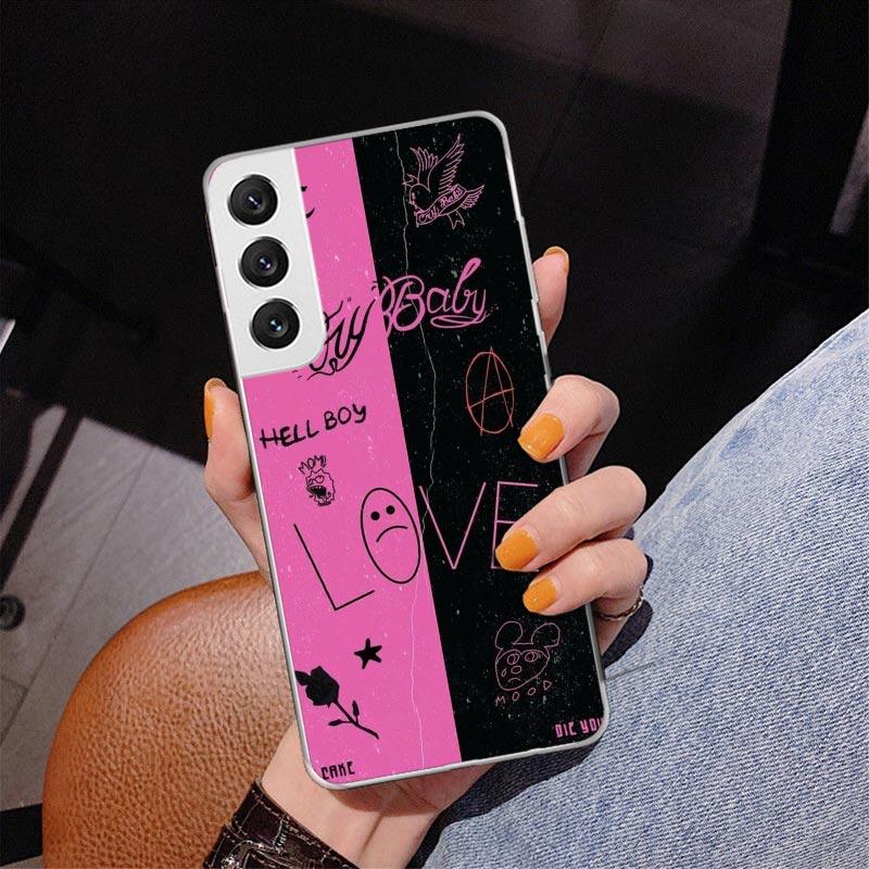Lil Peep Singer Phone Case For Samsung Galaxy S24 S25 Edge S26 Ultra S23 S22 S21 Plus S20 FE + Personalized Print Cover Galaxy S