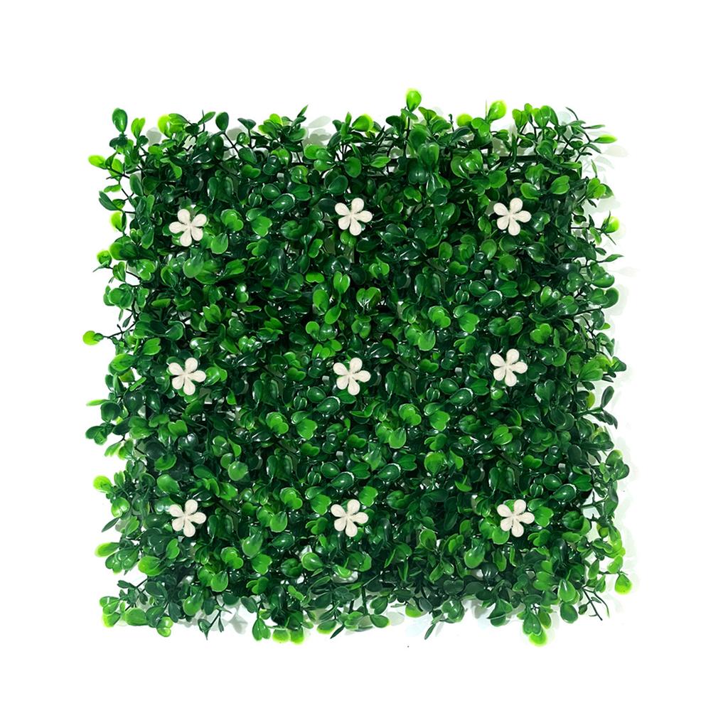 25*25cm Simulated Milan Grass Plant Wall Green Grass Background Wall Decoration Plastic Fake Lawn