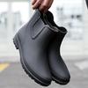 Krátké pánské holínky Vodotěsné pánské gumové boty Pohodlné pánské rybářské boty Pracovní pánská bezpečnostní obuv Nové Botas Para Hombre