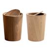Soptunna i trä med lock Köksavfallsbehållare för Kontor Badrum Kök