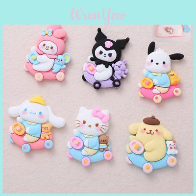 Cartoon Dog Car Tree Resin Accessories Cream Jelly Diy Phone Case Hairpin Water Cup Stationery Patch Material Characters)