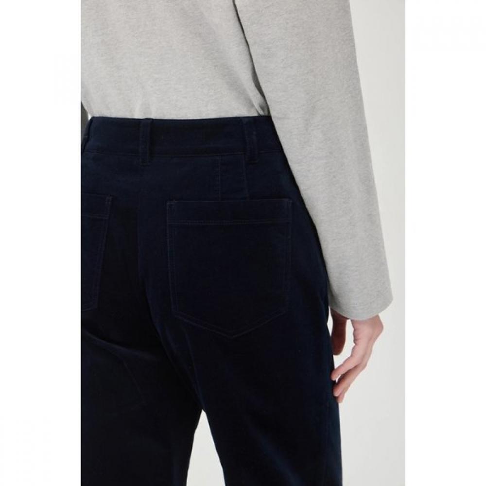 Benetton Solid Velvet Wide Pants Bapt60561