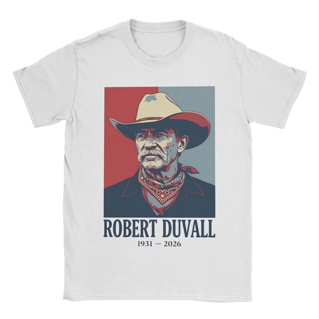 Robert Duvall TShirt Summer  Harajuku TShirts Mens  Cotton Breathable Oversized Clothing ShortSleeve Vintage Tops