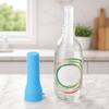 Striped Silicone Ice Stick Tray, Food Grade Narrow Ice Cube Mold for Bottles, Easy Release Ice Maker with Leakproof Lid