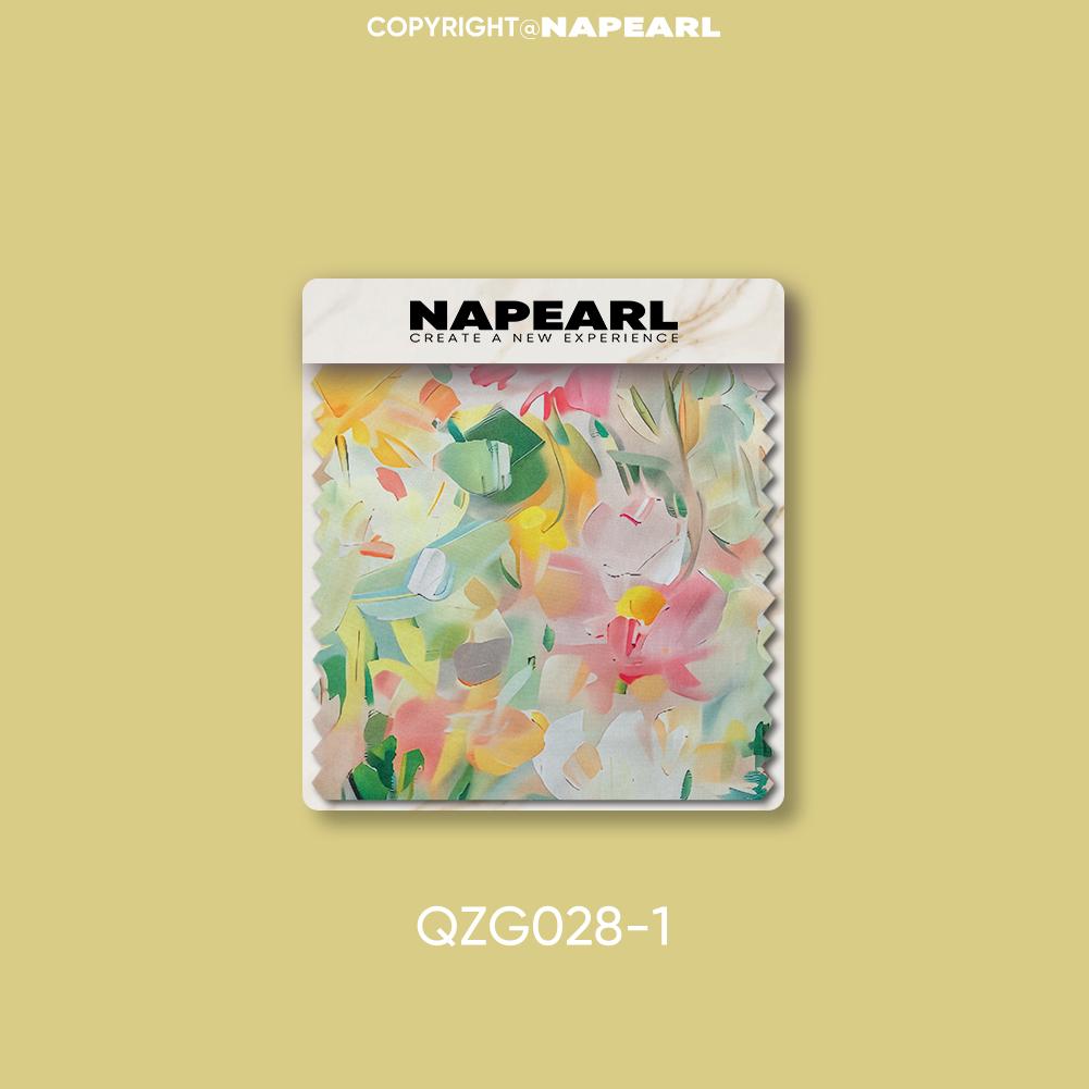 1PC NAPEARL European Pastoral Style Printed Colorful Curtains Full Blackout Curtains for Bedroom Living Room Balcony Window for Home Decor