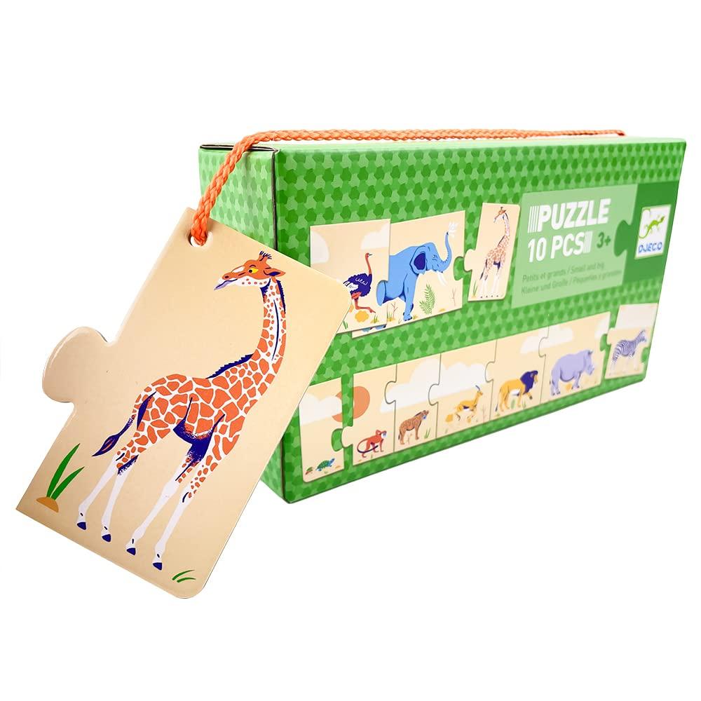 Educational Toy Puzzle for Ages 3 and Up, Jigsaw Puzzle, Large Puzzle, Educational Puzzle, Order, Observation, Picture Matching, Animal Puzzle,