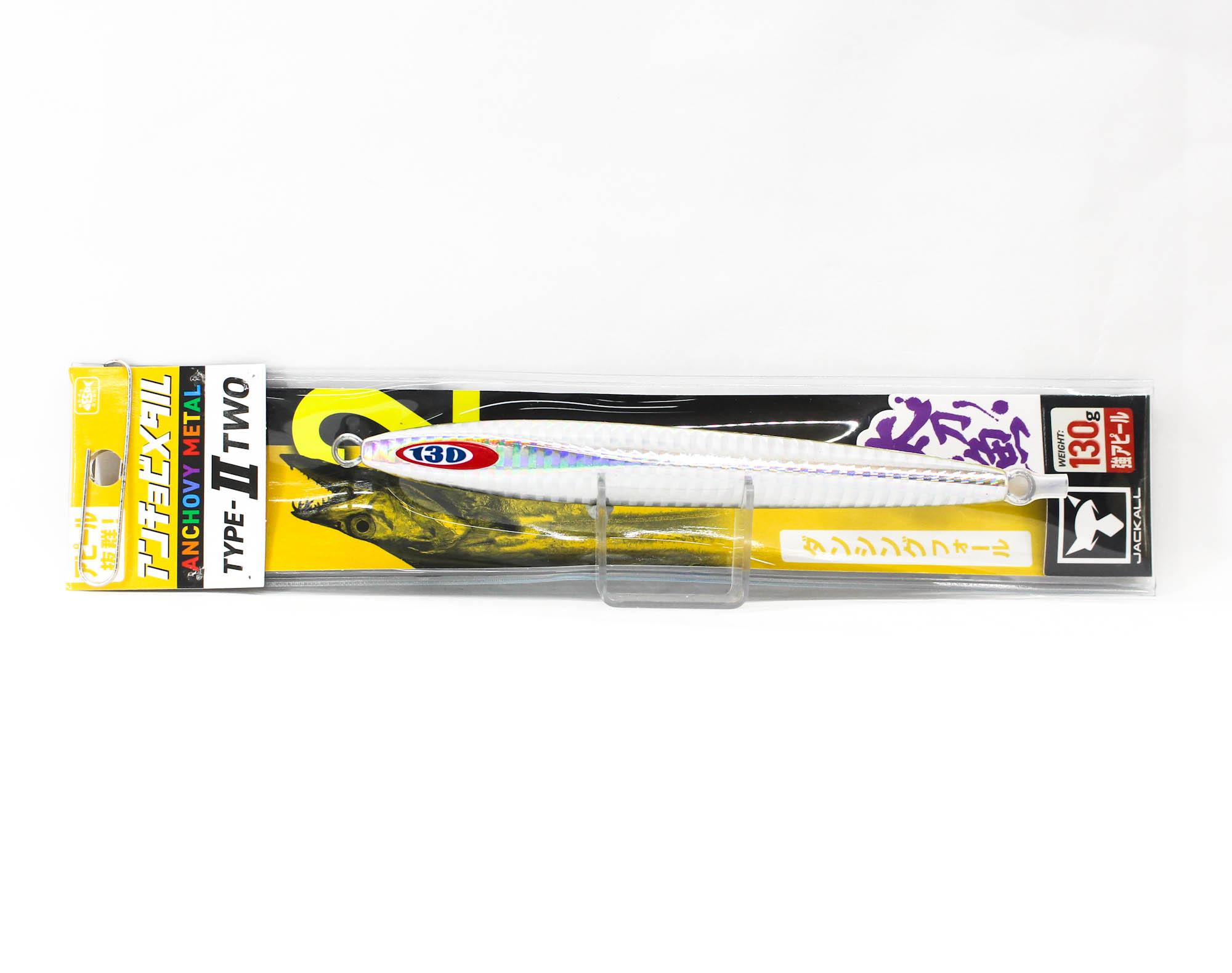 

Jackall Металлическая джиг-приманка Тип Анчоус 2 Медленное скольжение 130 грамм Серебристый (0356)