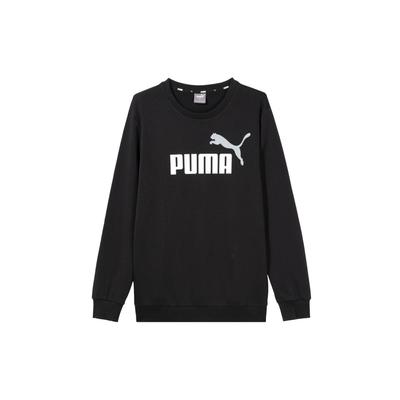 Letter Logo Round Neck Casual Long Sleeve American Vintage Sweatshirt Men Sweatshirt Black 589007-61