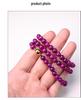 Royal Purple Sugilite Sodalite Clavicle Necklace with Magnetic Clasp - Light Luxury Women's Jewelry