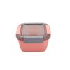 1100ml 1500ml Lunch Box Plastic Square Salad Box Food Storage Container   Office Worker