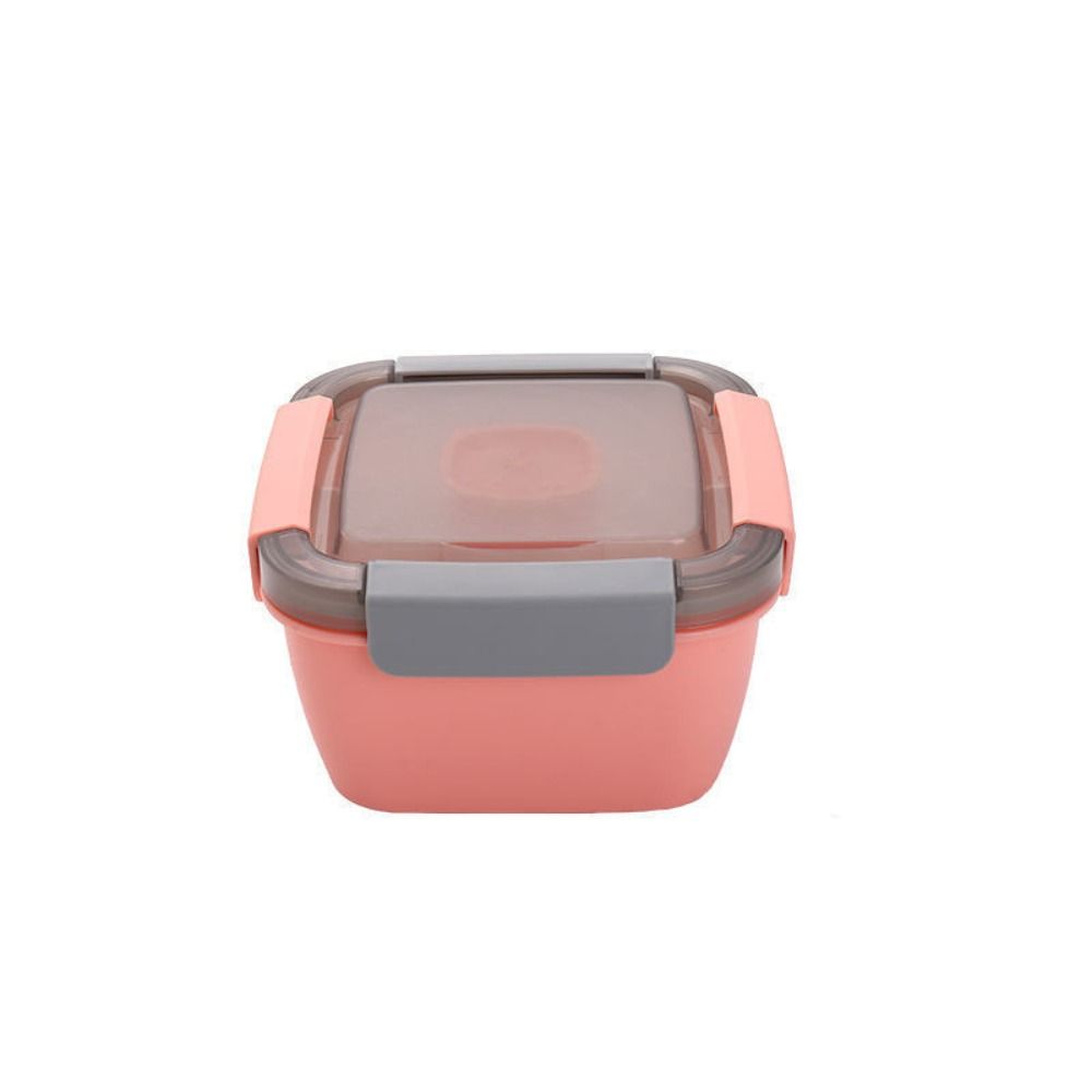 1100ml 1500ml Lunch Box Plastic Square Salad Box Food Storage Container Office Worker