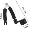 String Winder, Guitar String Changer, String Clamp, Guitar Accessory, Guitar Repair Tool, Multi-Tool, 3-in-1, Non-Slip Grip, Compact and Portable, Dur