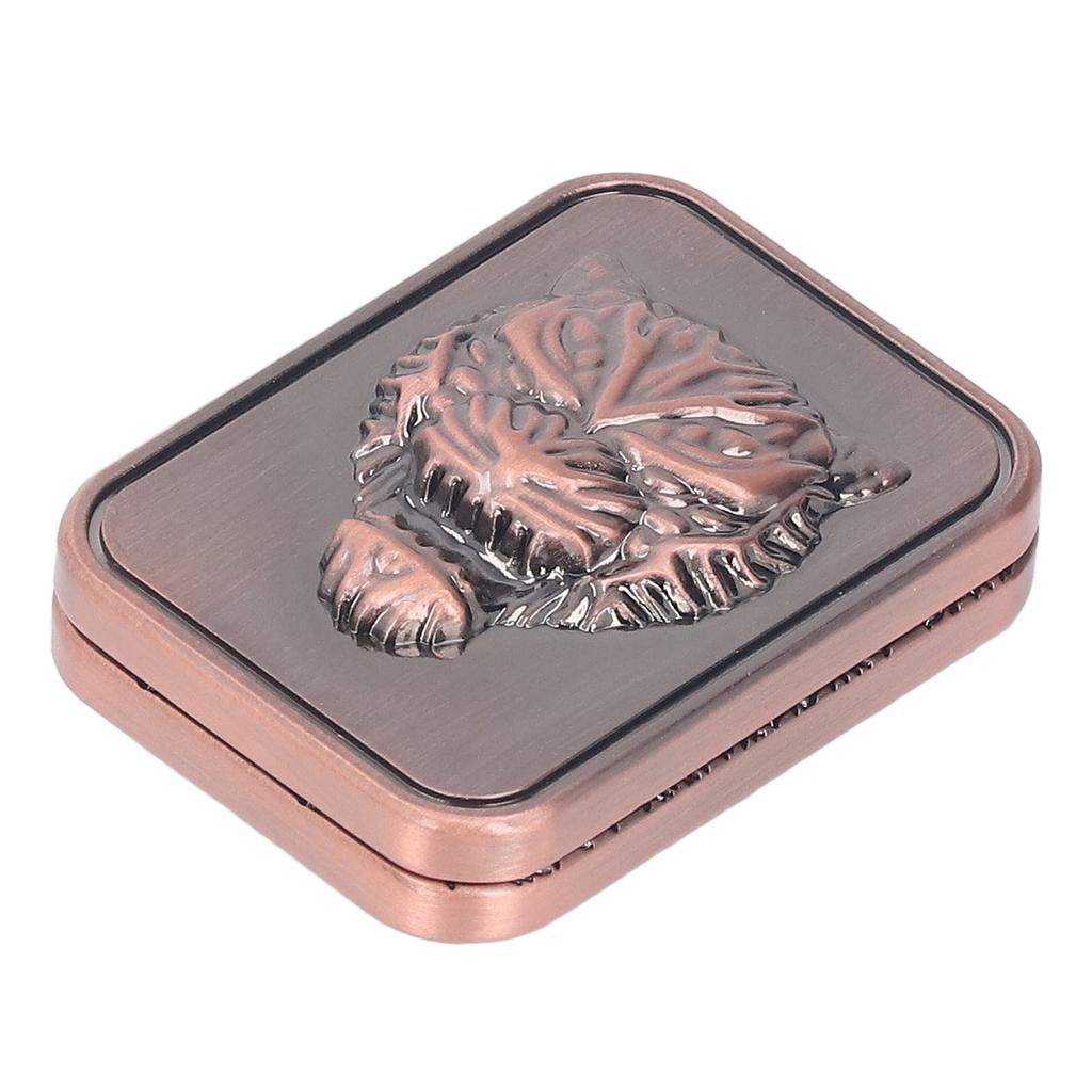 Metal Push Slider Magnetic Skull Portable Engraved Click Stress Relief Fidget Slider Toy for Office