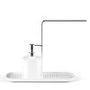 Stainless Steel Soap Dispenser with Draining Rack