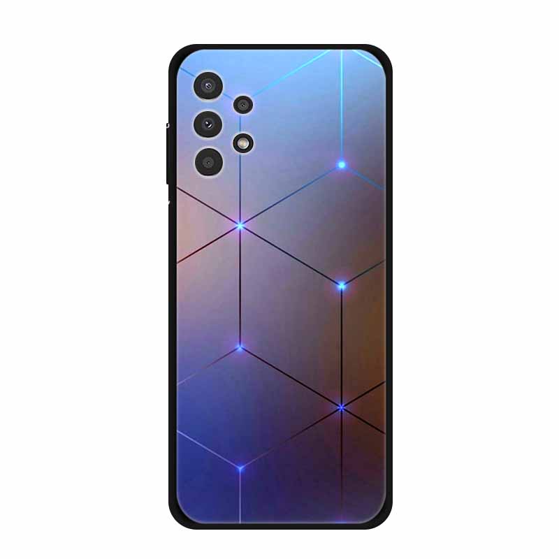 For Samsung Galaxy A73 Case A53 A33 5G A23 Soft Bumper Black Silicone Back Cover for Samsung A53 5G Phone Cases Cartoon Coque