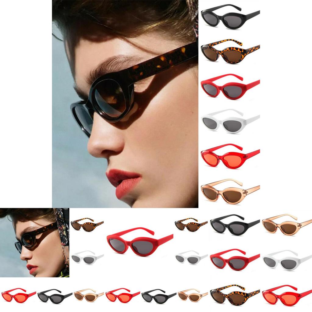 Retro Vintage Okulary Przeciwsłoneczne z Małą Oprawką Owalne Dla Mężczyzn i Kobiet Z Ochroną UV400