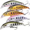 Contyu Stream Lure Trout Minnow Slow 5 Dart Action 5-Piece Set, Sinking/Suspending, 50mm, 3.4g, Colors, (Colors A, 5)