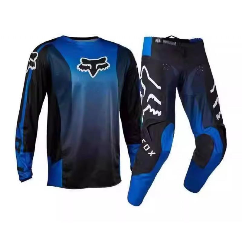 FOX Off-Road Downhill Cycling Jersey Set Breathable Quick-Dry Mountain Bike Motocross Apparel Unisex