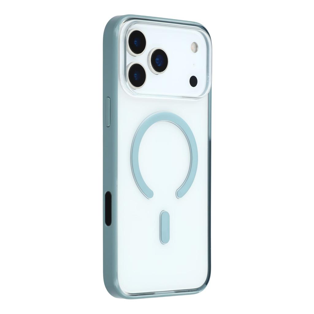 MUTURAL For iPhone 17 Pro Case Compatible with MagSafe Translucent PC+TPU Phone Cover