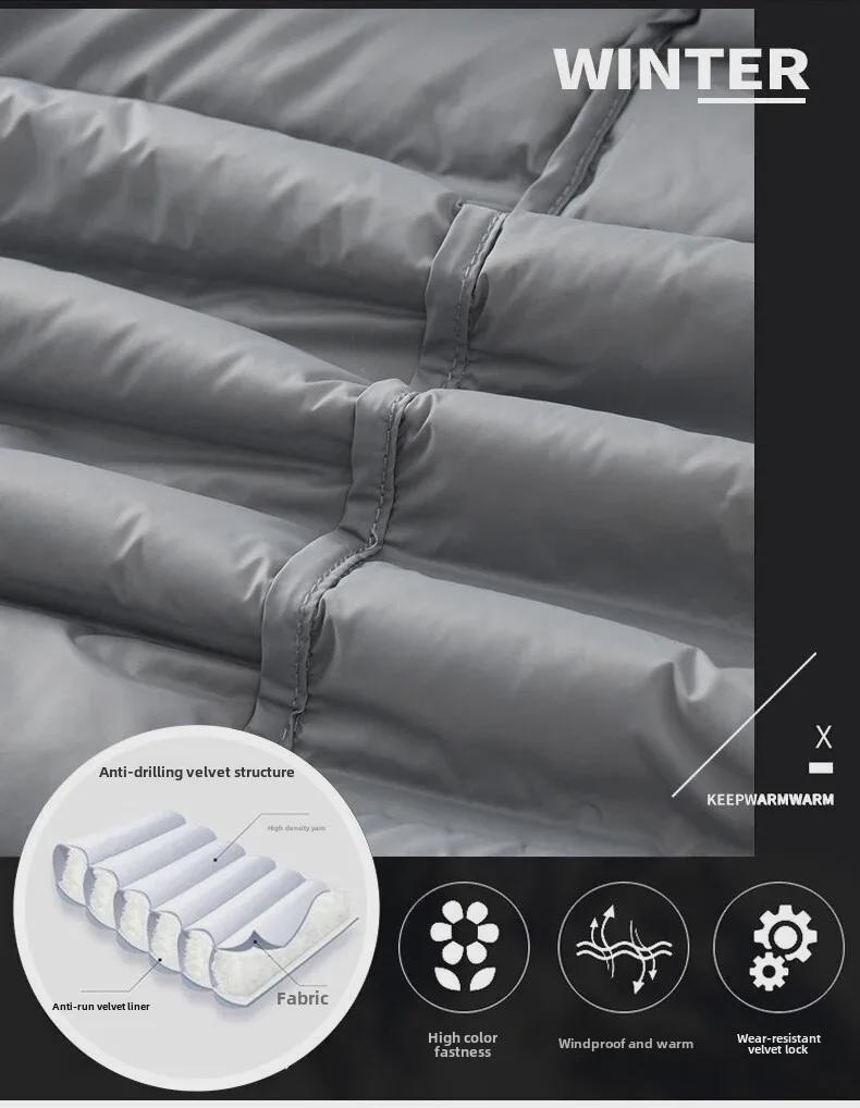 Vysoce kvalitní bezešvá lehká vesta s kachním peřím pro muže a ženy – Jaro/Podzim