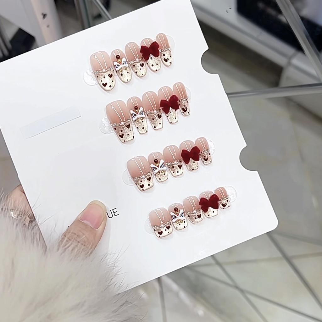 Pure Hand-made Phototherapy Wear Armor Xinyue Xingliu Finished Product Reusable Nail Art Patches