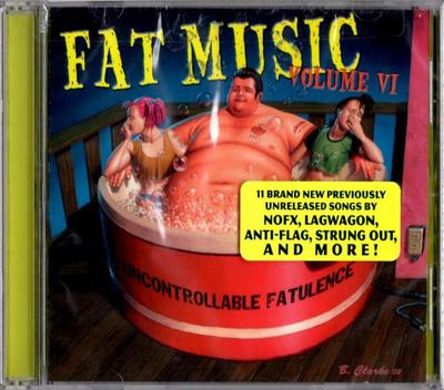 CD VARIOUS - Fat Music 6: Uncontrollable Fatulen FAT6462 Fat Wreck Chord 2002 US Rock Used
